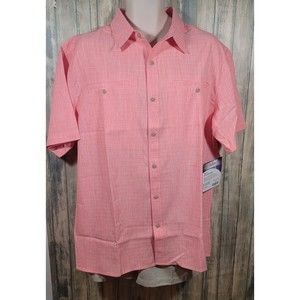 RailRiders Shirt Men Size L Cabo Cantina Coral NWT